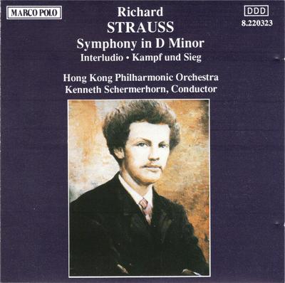 CD RICHARD STRAUSS, HONG KONG PHILHARM - Symphony In D Minor, Etc. 8220323 Marco Polo Germany Classical Used