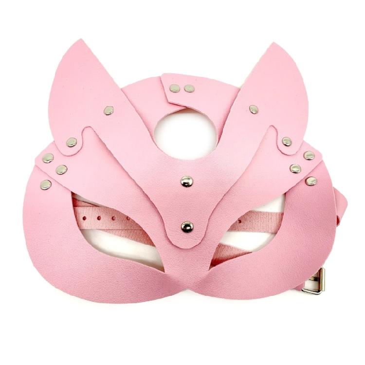 Contemporary PU Leather Masquerades Face Mask Catwomen Style Comfortable Cosplay Accessory For Costume Event