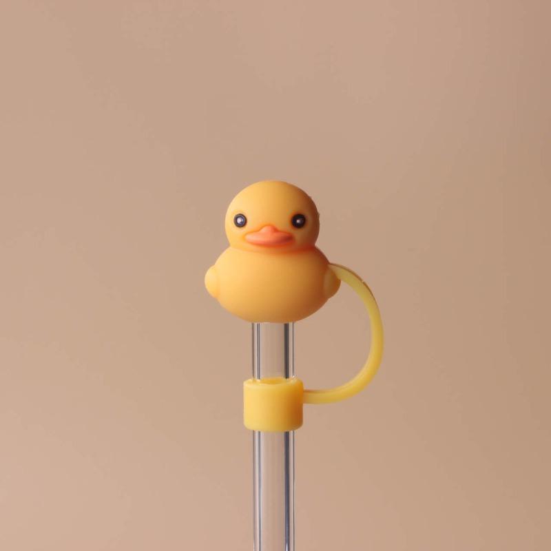 Pen Cap, Cute Girl, 8mm Inner Diameter, Protective Dust Cover, Cute Straw Cap, Straw Cover, Cartoon