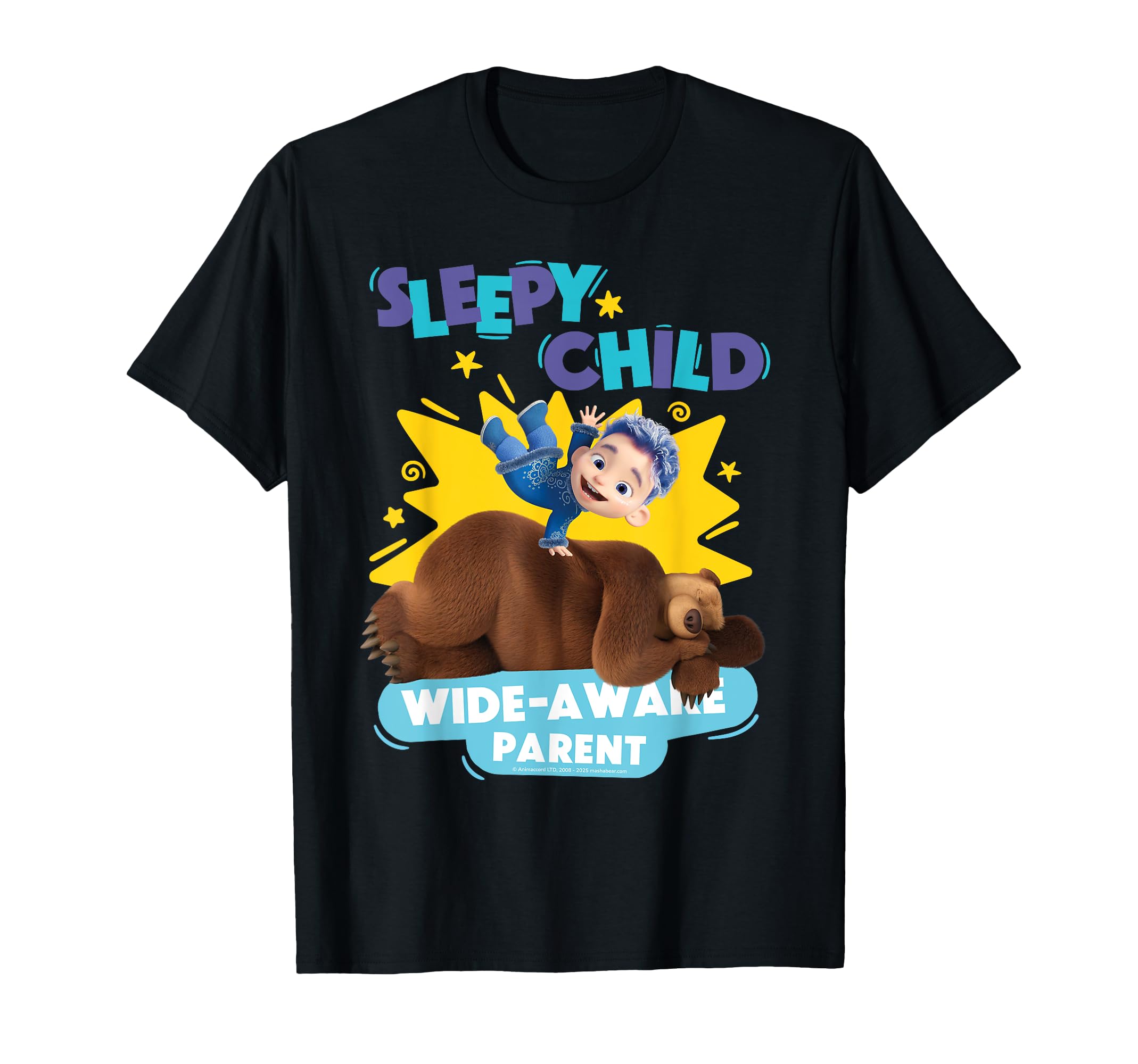 Sleepy Child Friends. T-shirt чёрный