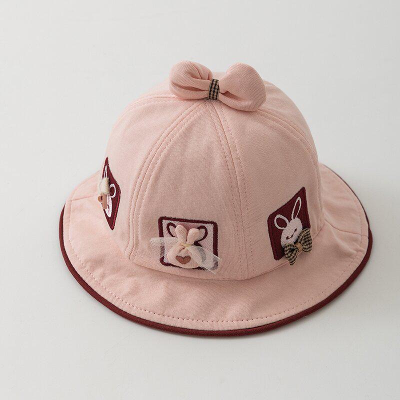 Korean Style Children's Sun Protection Lace Bucket Hat for Girls