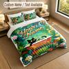 Cat Theme Personalized 3Pcs Bedding Set Custom Text & Name 1 Sheet 2 Pillowcases Household Bedding 1pc