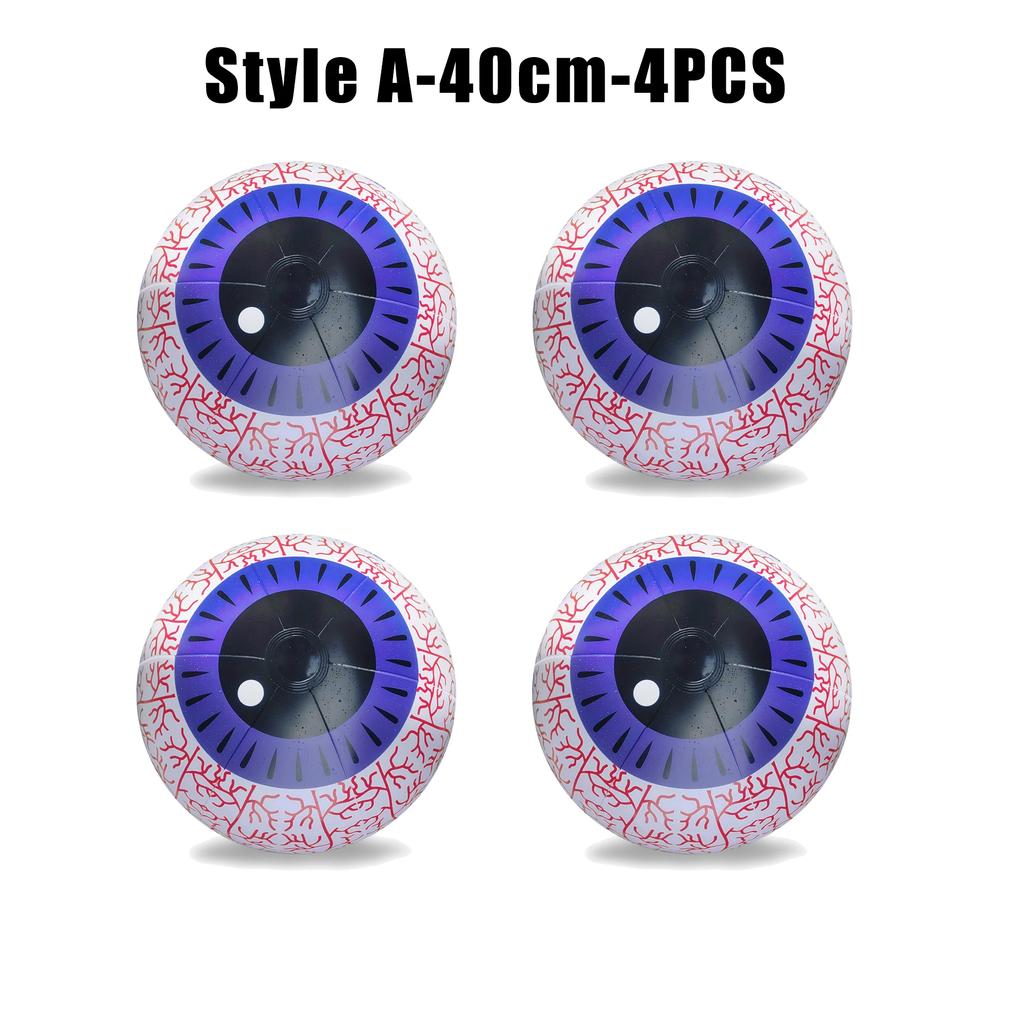 Giant Inflatable Eye Balls Halloween Decorations LED Light Up Bloodcharge Eyeballs Decor for Scary Tree Ornaments Party Decor