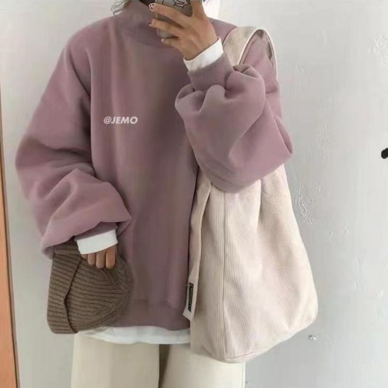 Autumn and Winter New Canvas Bag Vintage Corduroy Shoulder Bag Large Capacity Student Classroom Bag Versatile Crossbody Bag