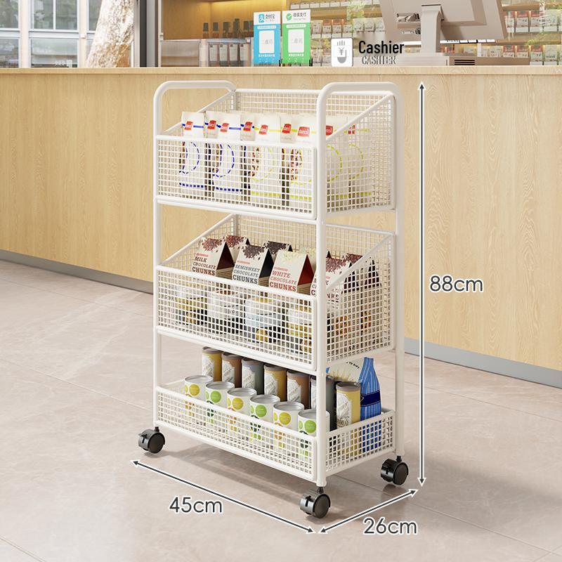 Multi-Layer Display Rack for Snacks, Baby Items, and Stationery in Convenience Stores and Pharmacies