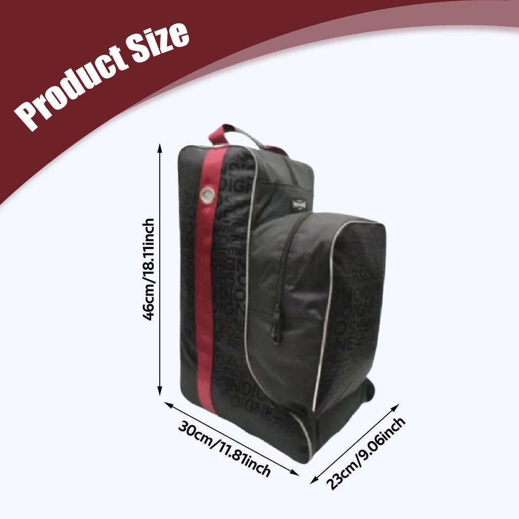 Professional Tall Boot Bag for Horse Riding Waterproof Oxford Cloth Equestrian Equipment Storage Dustproof Travel Carry Case