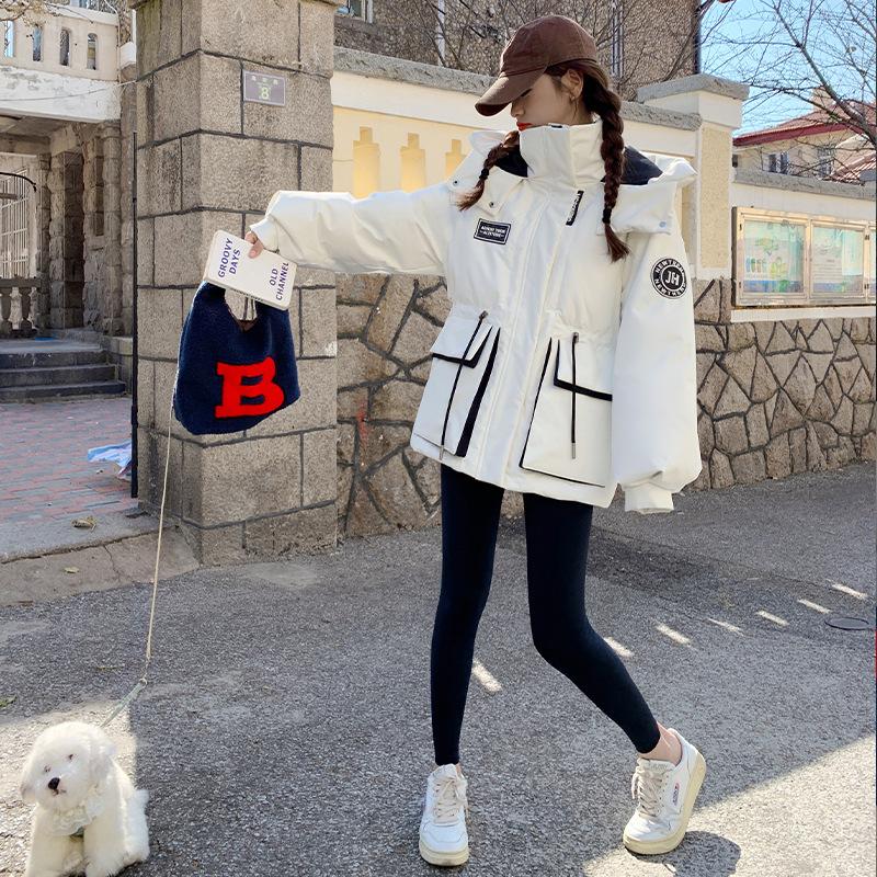 

FASHION Tooling Down Jacket Women s Small 2024 Winter New Korean Version Thickened Jacket White Duck Down Pie Overcome Clothes S білий