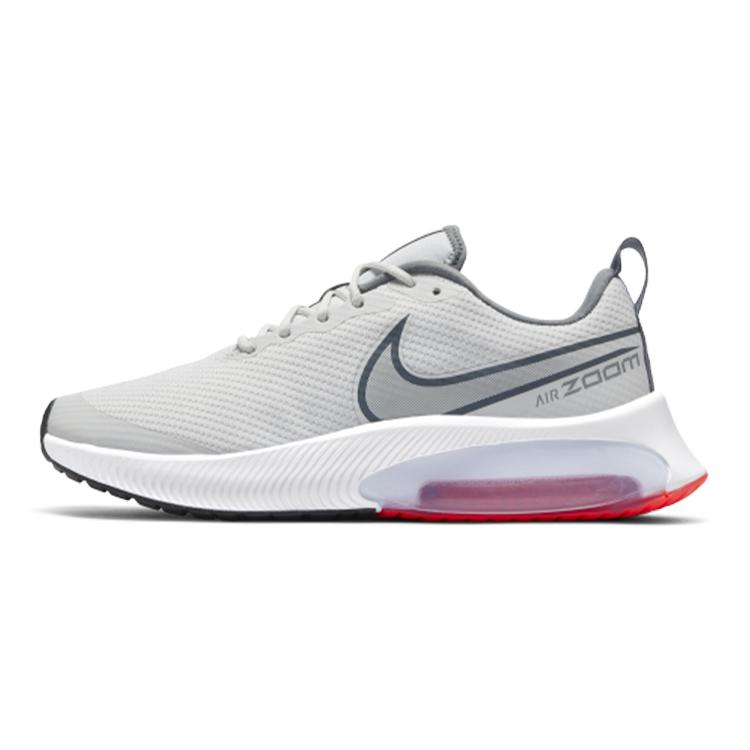 New Nike Air Zoom Arcadia Cushioning Anti Slip Wear Resistant Breathability Low Top Kids' Running Shoes Gray Pink Teenagers CK0715-011
