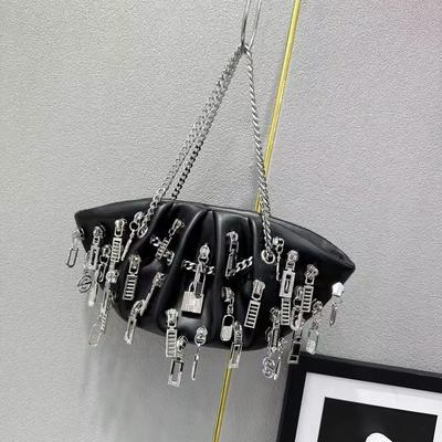 New Women's Bag Chain Design Shoulder Bag Cloud Bag Women's Bag Dinner Bag Personalized Women's Handbag Bag
