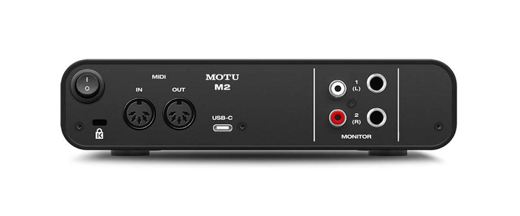 MOTU M2 2-in 2-out USB-C Audio Interface