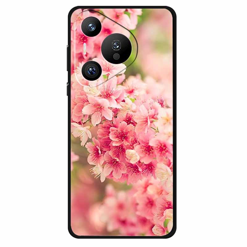 For Huawei Pura 70 Ultra Pro Case Silicone Animal Painted TPU Soft Phone Back Cover For Pura70 Pro+ Lion Shockproof Case Pura70