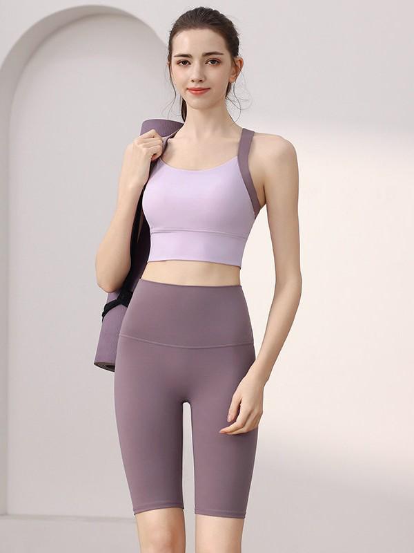 Women's Quick-Dry High-Intensity Sports Bra Set for Running & Yoga