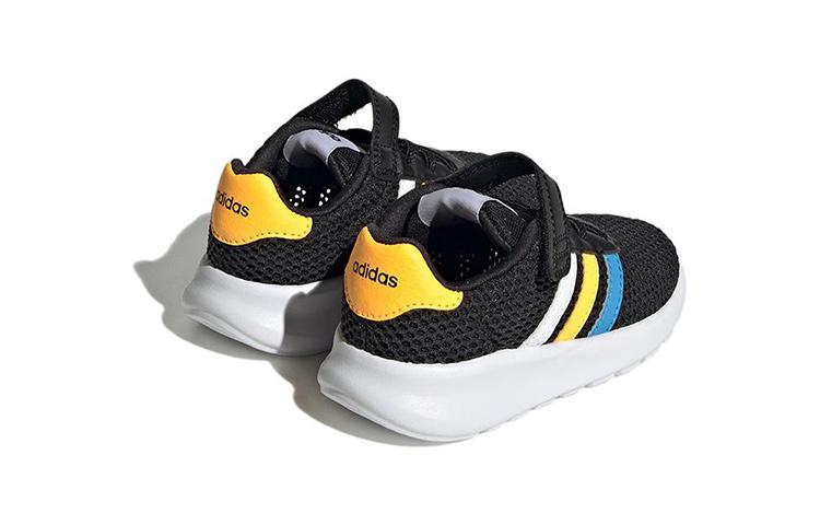 adidas Neo Lite Racer 3.0 Low Top Running Shoes Black White Infant And Toddler HP5800