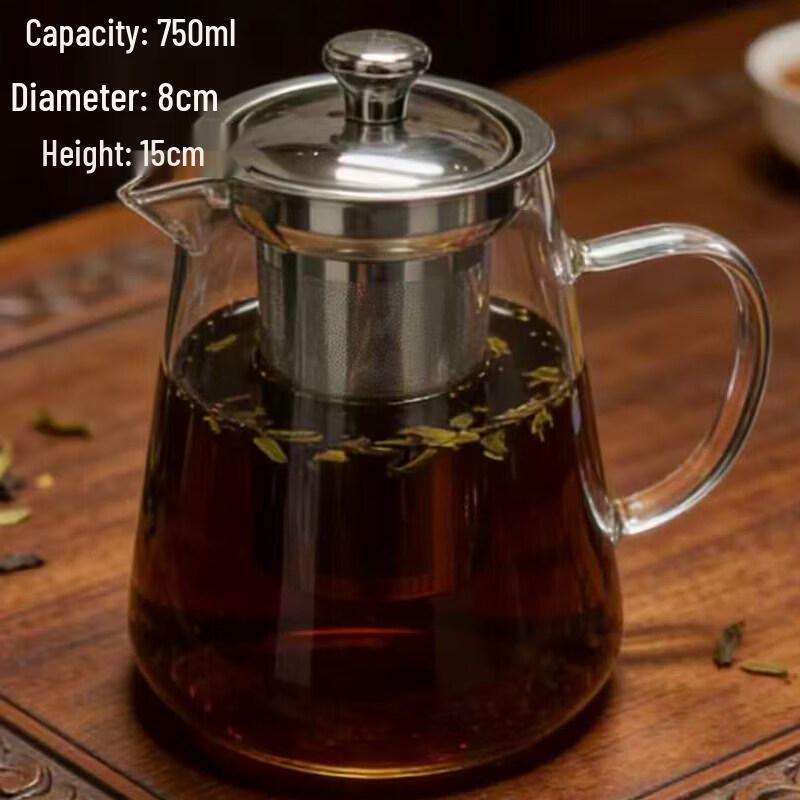 Hammered High Borosilicate Glass Gongdao Tea Pitcher