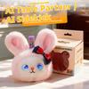 Ai Chatting Early Education  Toy Rabbit Round Smart Ai Desk Companion Gift 66 Internationally  Languages For Friends Classmates