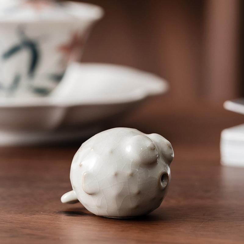 1 buc Pește de Ceai Bule Desen Animat Ceramică Cana de Ceai Peștișor Scuipă Bule Cana de Apă Cadou Amuzant Decor Acasă Accesorii Ceai