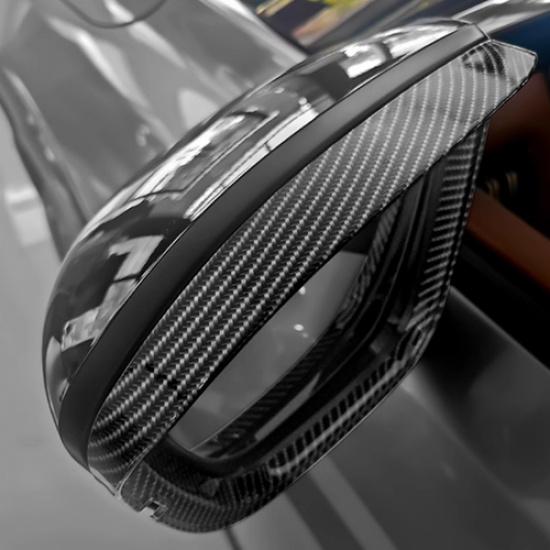 For NISSAN Murano 2025 Carbon Fiber Mirror Rain Eyebrow Trim