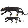 Showpiece for Home Decor Showpiece | | Black Panther Showpiece for Living Room Decor | Office Table Decorative Animal Showpiece (Combo Set of 2)