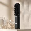 Compact Electric Hair Brush Ion Generator Digital Temperature Display Hot Comb Silky Smooth Hair Brushes