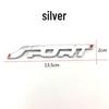 Metal Sport Emblem Rear Car Sticker for Modified Cars
