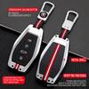 Interior Mouldings 4 Buttons Metal + Silicone Car Key Case Cover Shell  for Renault  Grand Koleos Geely Coolray X6 Emgrand 2024