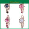 Fashion Womens Round Quartz Watch With World Time Display For Casual Wear