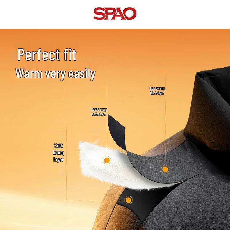 SPAO Kurtka Pikowana Unisex z Kołnierzem Stojącym