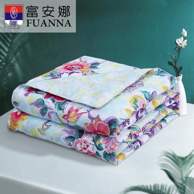 FUANNA Tencel Washable Antibacterial Summer Quilt