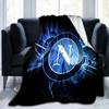 Napoli Blue Energy Symbol Blanket Suitable for Sofas, Beds, Offices, And Camping - Perfect Gift for Halloween Christmas