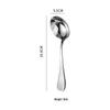 ZISIZ Hammered Stainless Steel Serving Ladle