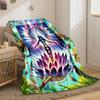 Chakra Meditation Lotus Blanket bedroom Blanket for Livingroom Couch lunch break Soft throw for Friend's festival Gift