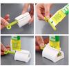 Toothpaste Squeezer, Roller Tube Toothpaste Squeezer with Frosted Handle, Toothpaste Holder, Vertical Bathroom Organizer Random
