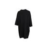 PUMA Logo Casual Sport Comfort Breathable Drawstring Pullover Short Sleeve Dress Women Dress Black 532285-01