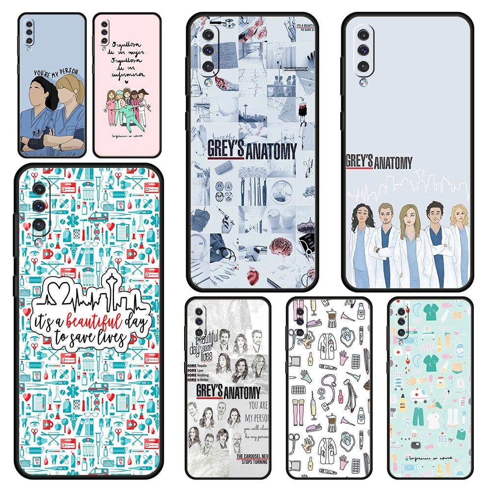 Greys Anatomy Phone Case for Samsung Galaxy A56 A54 A42 A36 A34 A26 A24 A16 A14 A12 A06 A50 A52 A10 5G Soft TPU Shell Fundas Bag