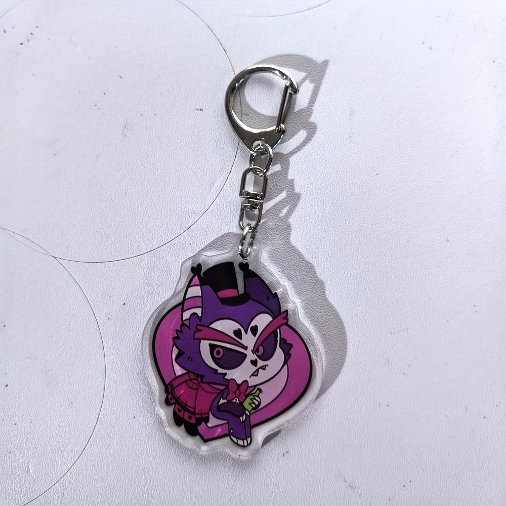 

Anime Hazbin Hotel Figures Q Edition Acrylic Key Rings Fashion Anime Action Figure Collection Toys Bag Pendant Gift In Stock 5cm