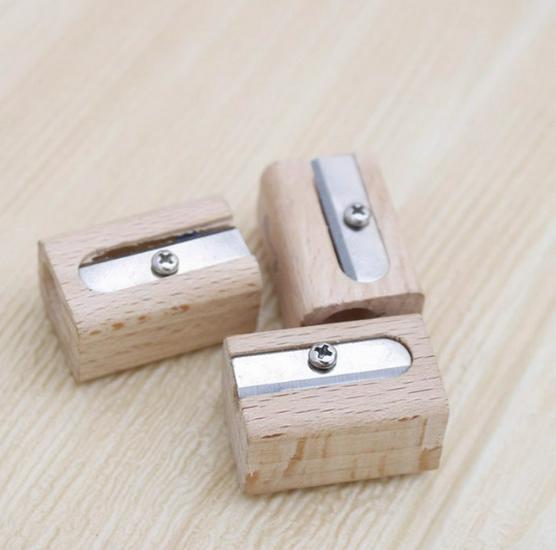 

Single-Hole Wooden Pencil Sharpener