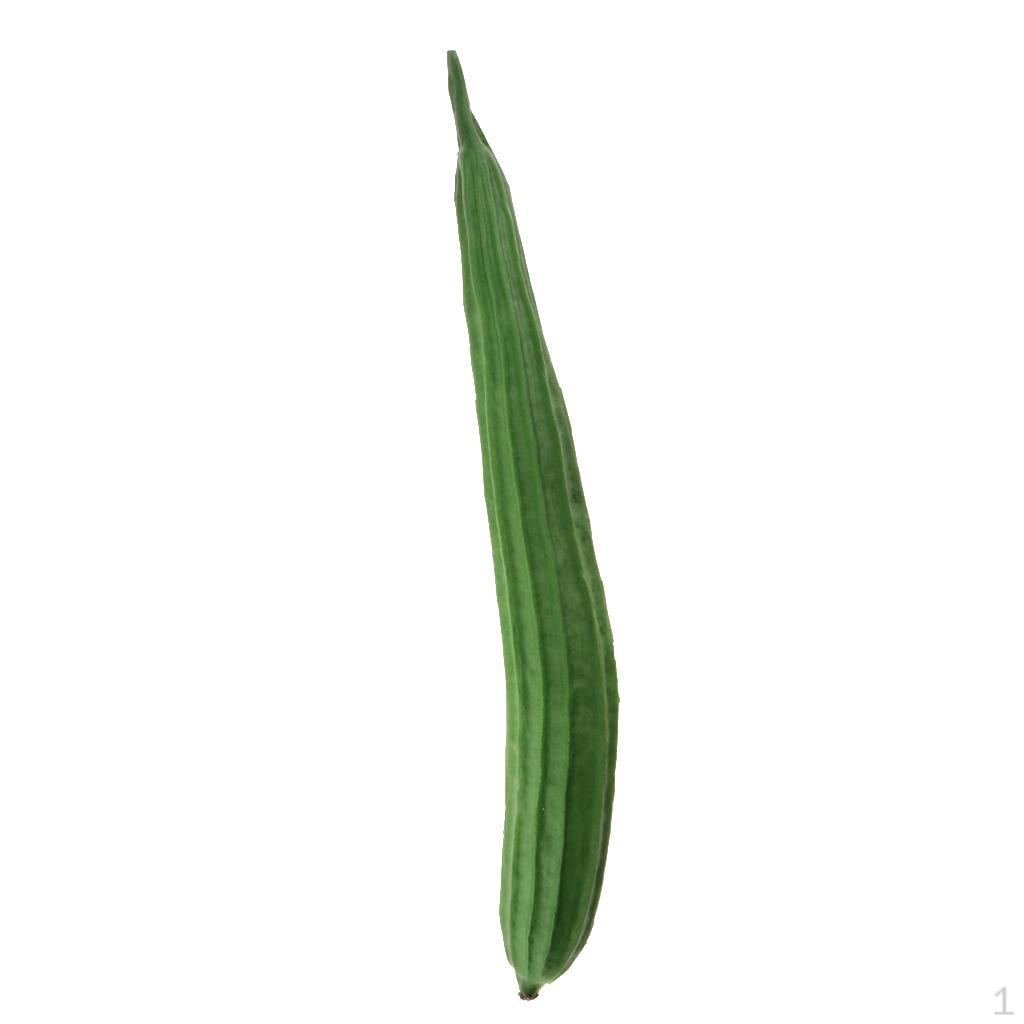 Artificial Green Cabbage Loofah PVC Vegetable Educational toy Decor Ornament
