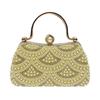 Borsa di Lusso Intarsiata di Diamanti per Serate Formali - Borsa a Tracolla alla Moda e Sofisticata