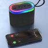 Wireless Portable Bluetooth Speakers with for USB AUX TF Card Player  5W Output RGB Colorful Light Fabrics Sound Box