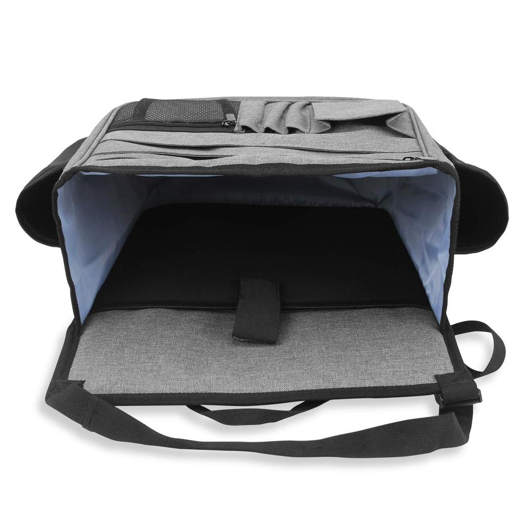 Luxja Car Storage Pocket for Passenger Multiple Seat, Pockets, Water-Repellent (Gray)