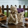 Retro Outdoor Garden Angel Flowerpot Courtyard Balcony Decoration Craft Flowerpot Statue Creative Accessory Gift for Friends