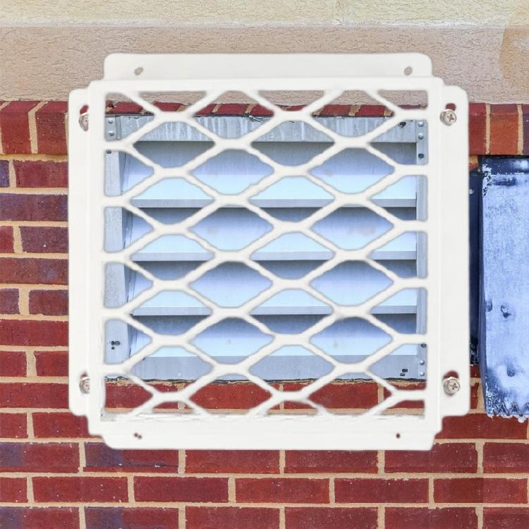 2 Pièces Grille de Protection pour Évent de Sèche-Linge en Acier au Carbone Protection Anti-Oiseaux Protecteur de Système de Séchage Facile à Utiliser