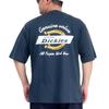 GENUINE Dickies Short Sleeve from 2 Jersey with Back Cotton Sizes LL Men's T-Shirt (Choose Designs) - Moisture-Wicking, Quick-Drying, Mesh-Lined