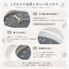 CUROVIREO Waterproof Mini Clock, Wall Mount, Suction Cup, Silent, 16cm, Analog, Tabletop, Freestanding, Rental-Friendly, No Drilling Required,