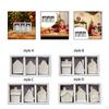 3 Pieces Christmas Mini House Pendant Hanging Creative Xmas Village Toy Decoration for