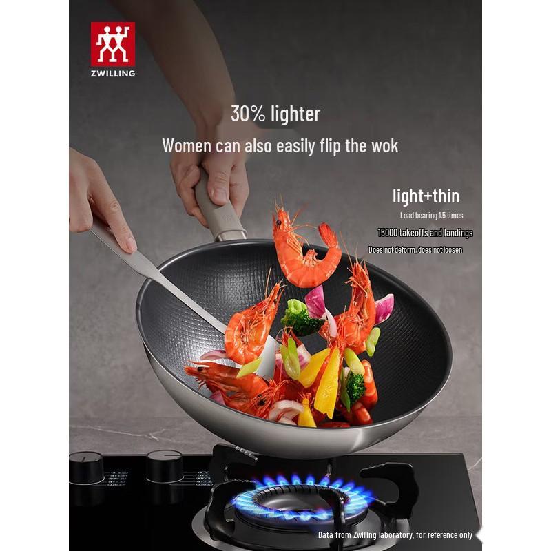 

ZWILLING Ultralight Titanium Non-stick Wok