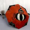 1pc Halloween Spider Auto Open/close, All-Season Portable Folding Umbrella for Women & Men, Travel, Everyday, Formal Events - Compact Luxury Parasol,