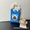 Sommer Damen Niedliche Mini-Tasche Vielseitige Mode Handytasche Cartoon Gestrickte Handtasche Umhängetasche Umhängetasche