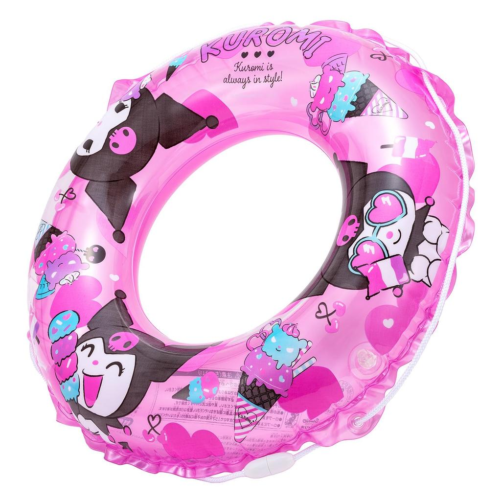 Maruka Kuromi Inflatable Ring 55cm (for water play, swimming pool, and beach) 199420