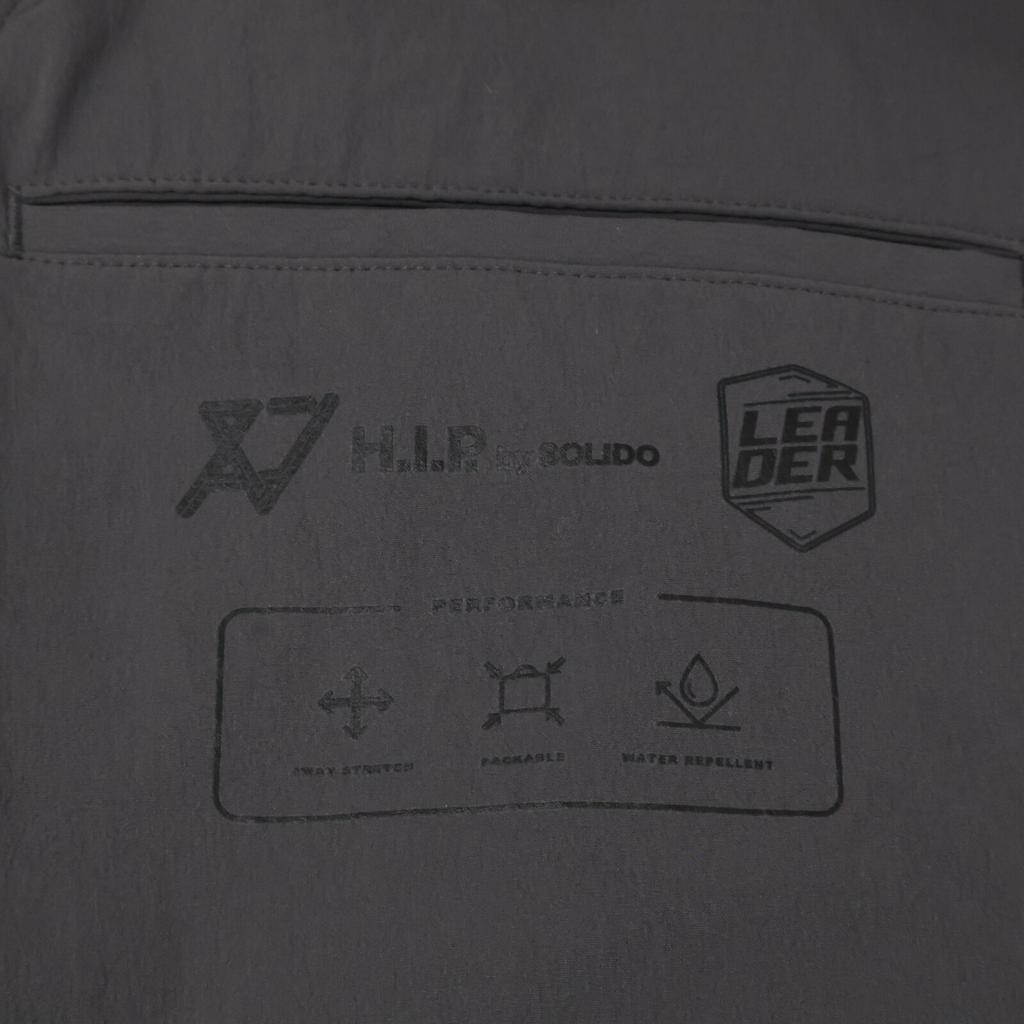 H.I.P. by SOLIDO MHSL20A432-V Grey nylon blend tailored jacket Jacket 2 BrownUsed